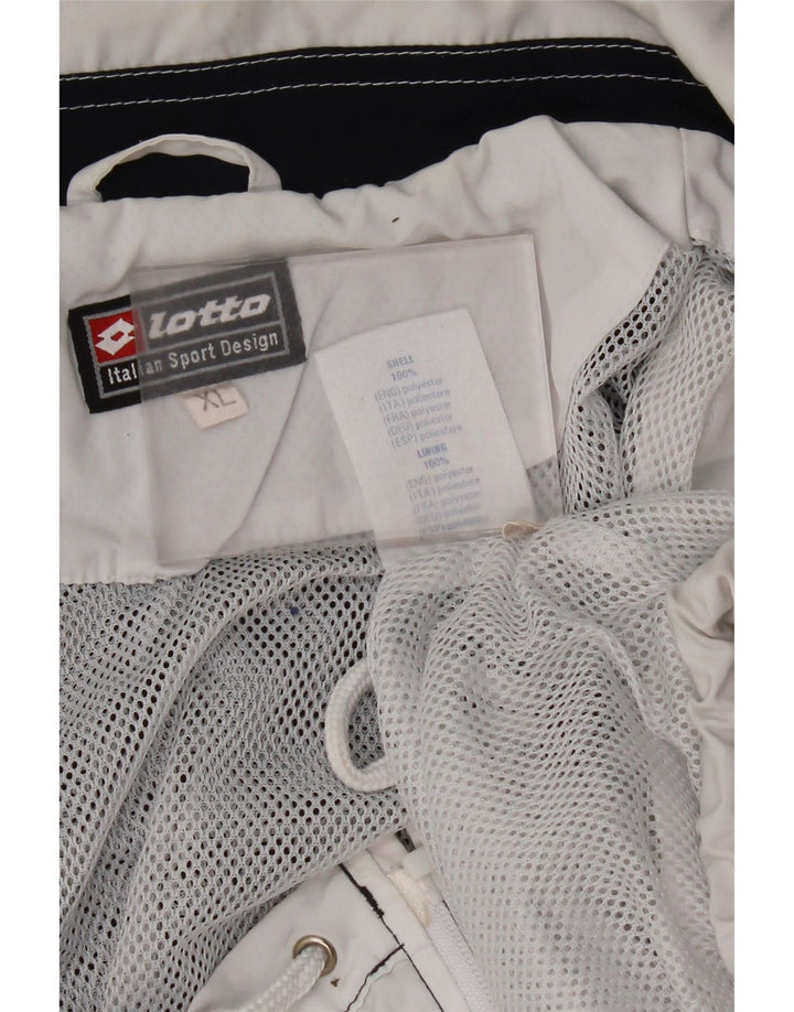 Lotto Mens Treino Top Jacket XL Branco Colourblock Poliéster