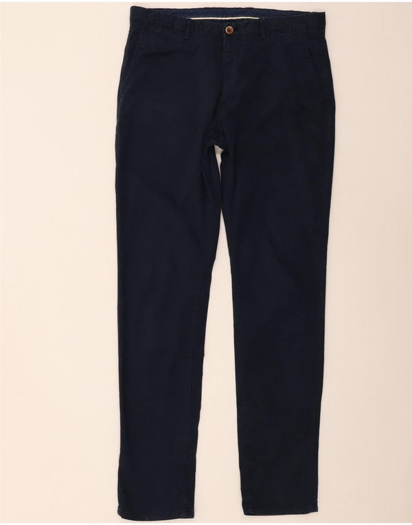 Calça Chino Masculina Slim Fit Massimo Dutti EU 44 Grande W34 L33 Azul Marinho