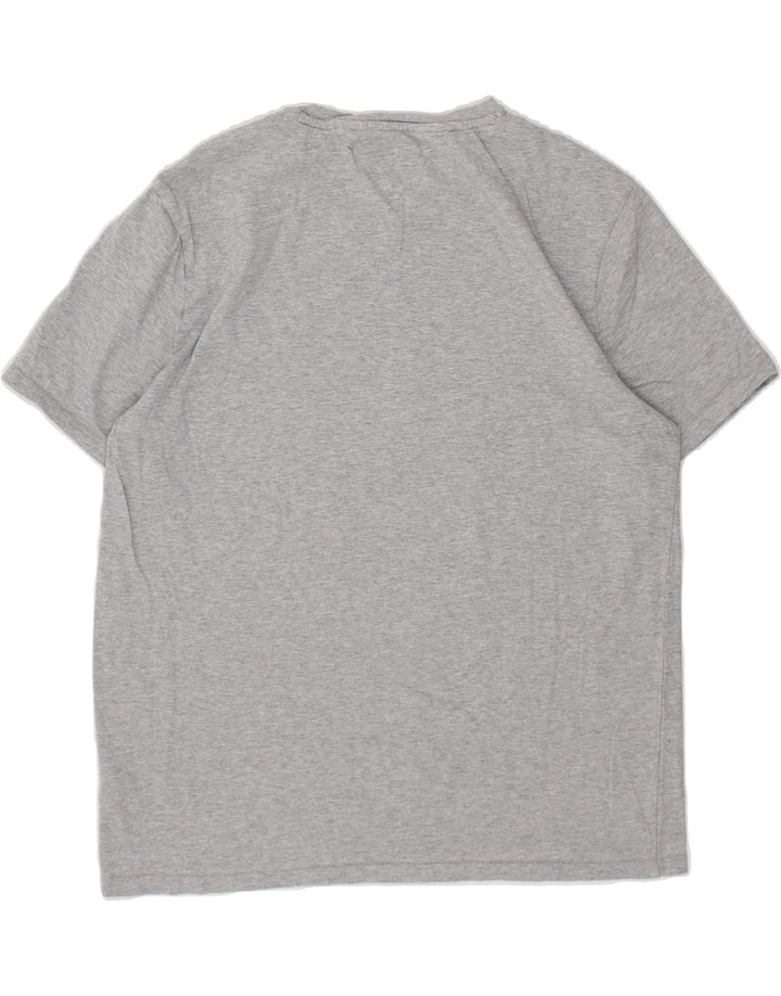 TOMMY HILFIGER Mens T-Shirt Top Large Grey Cotton Vintage Tommy Hilfiger and Second-Hand Tommy Hilfiger from Messina Hembry 