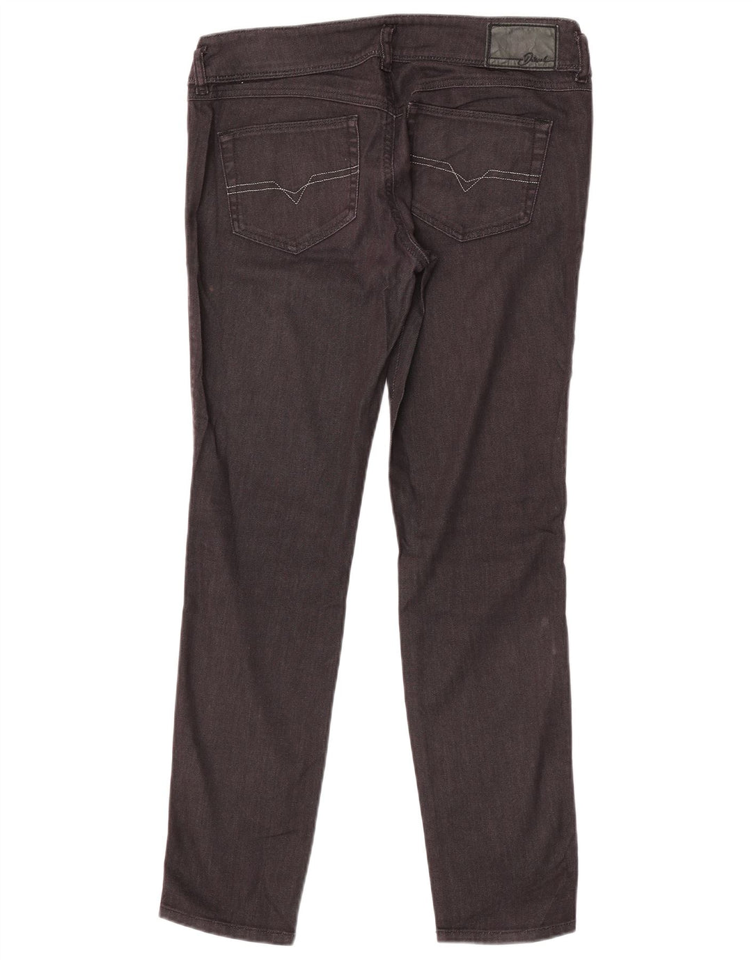 Diesel Feminino Husky Slim Jeans W30 L30 Algodão Preto