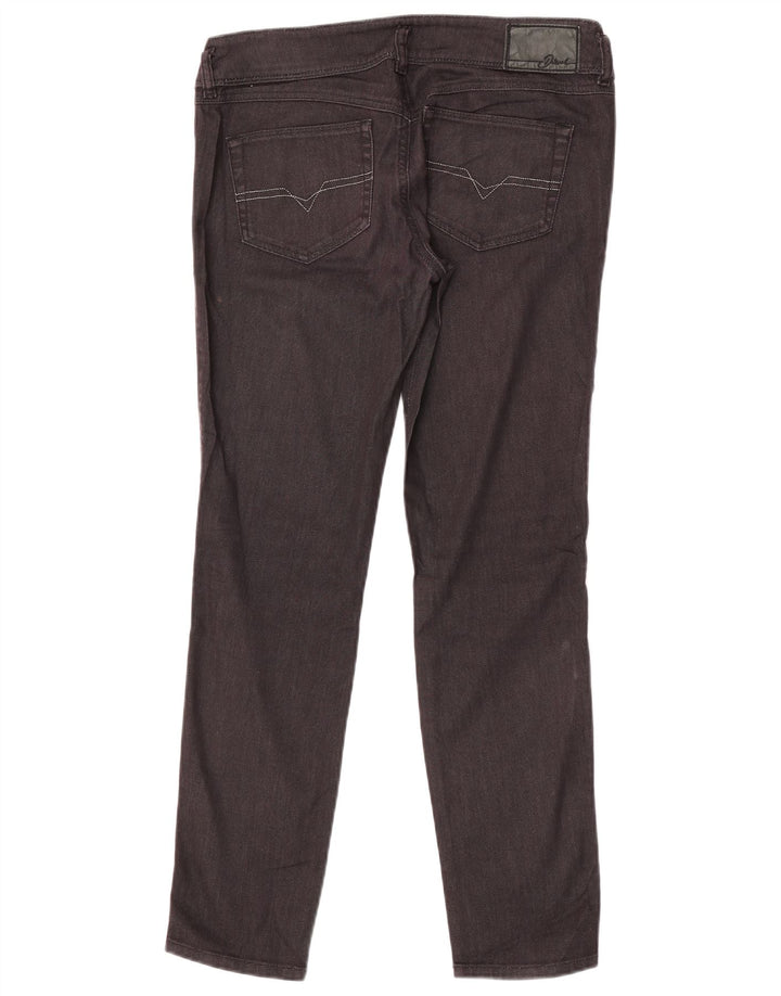 Diesel Feminino Husky Slim Jeans W30 L30 Algodão Preto
