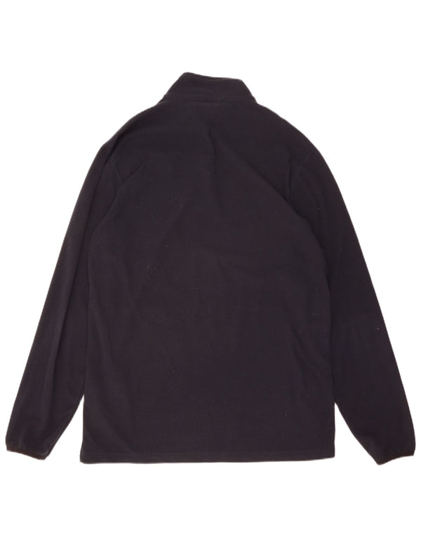 Jumper masculino Champion de lã com zíper e gola 2XL poliéster azul marinho