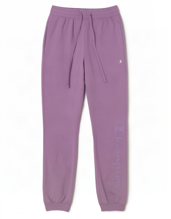 Calça feminina Champion com estampa gráfica e jogging UK 6 XS algodão roxo