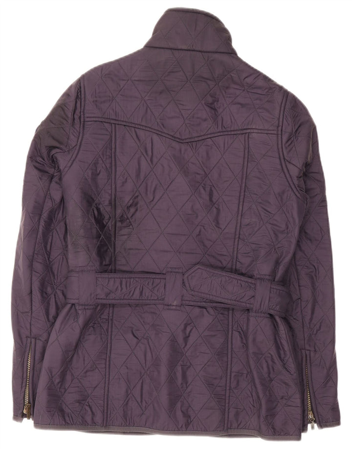 Jaqueta acolchoada feminina Barbour UK 10 pequena roxa