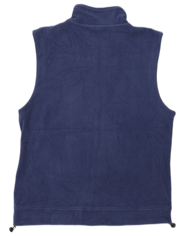 Canadá Mens Fleece Gilet UK 42 XL Azul Poliéster