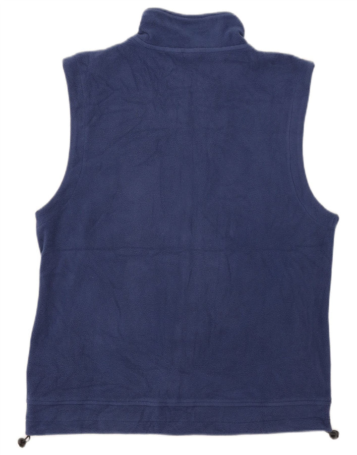 Canadá Mens Fleece Gilet UK 42 XL Azul Poliéster