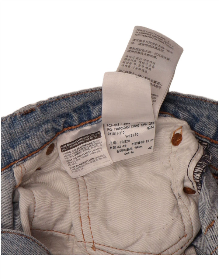 LEVI'S Masculino 511 Tapered Jeans W32 L30 Azul Algodão
