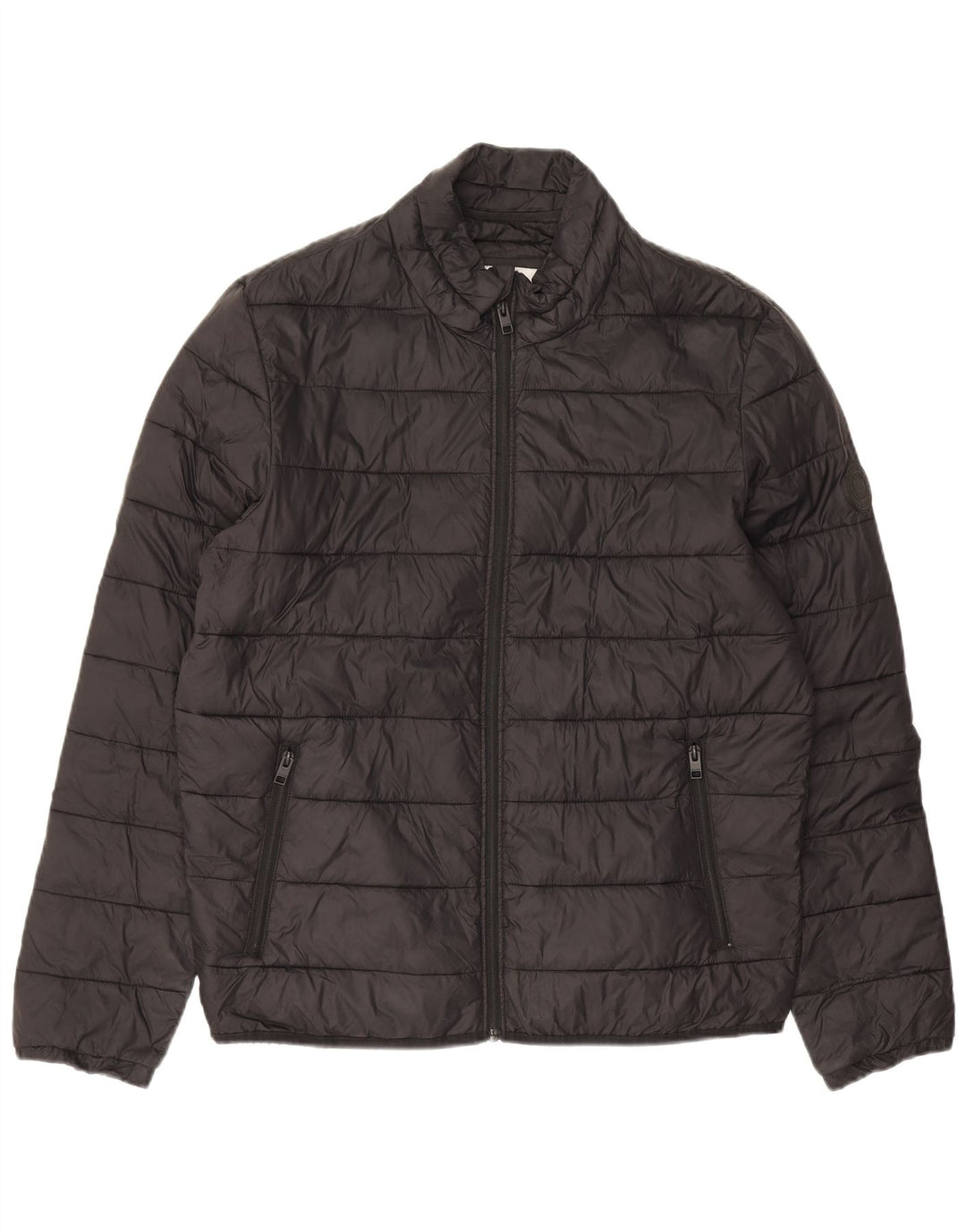 Jaqueta acolchoada masculina Jack & Jones UK 40 grande preta