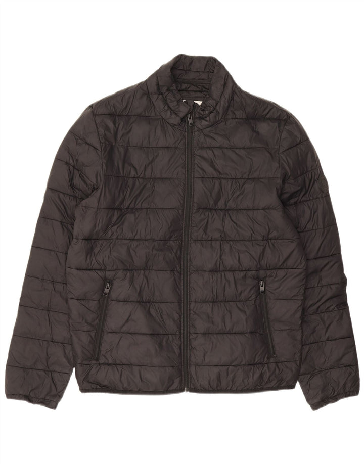 Jaqueta acolchoada masculina Jack & Jones UK 40 grande preta