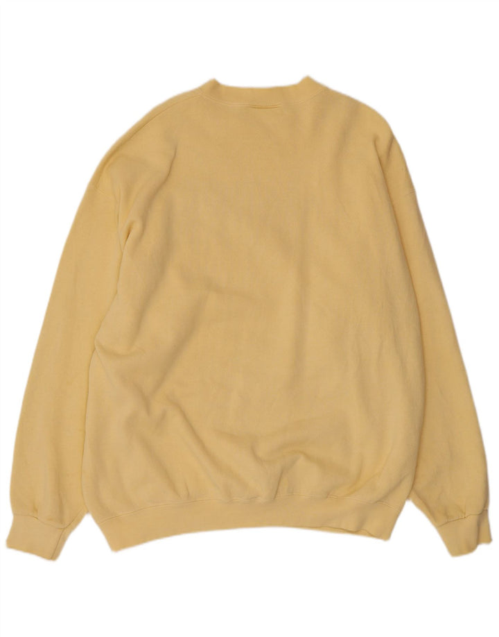 Moletom gráfico masculino LEE Jumper XL amarelo algodão