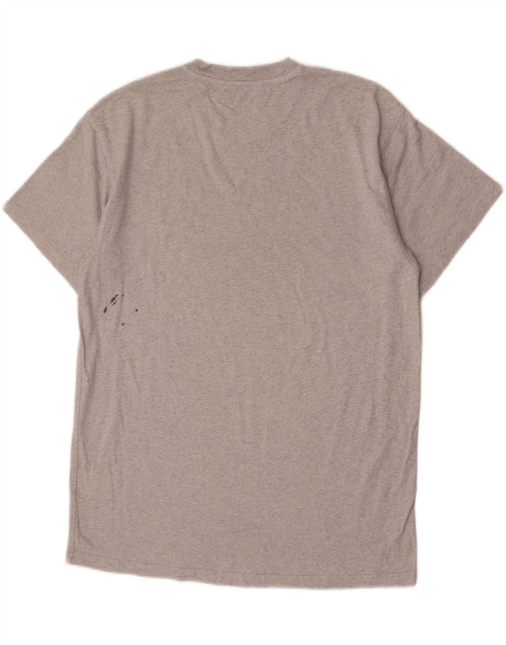 Camiseta masculina Carhartt de algodão cinza médio