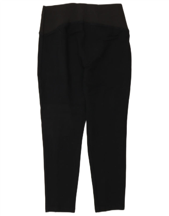 Leggings femininas Marks & Spencer Reino Unido 12 viscose preta média