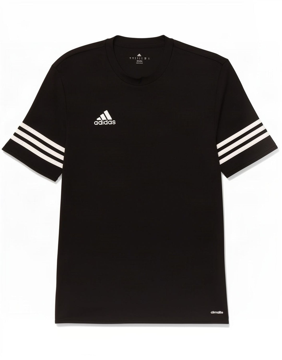Adidas Mens Climalite Camiseta Top Pequeno Poliéster Preto