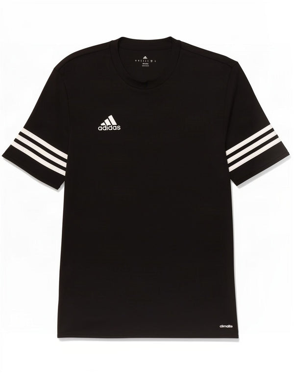 Adidas Mens Climalite Camiseta Top Pequeno Poliéster Preto