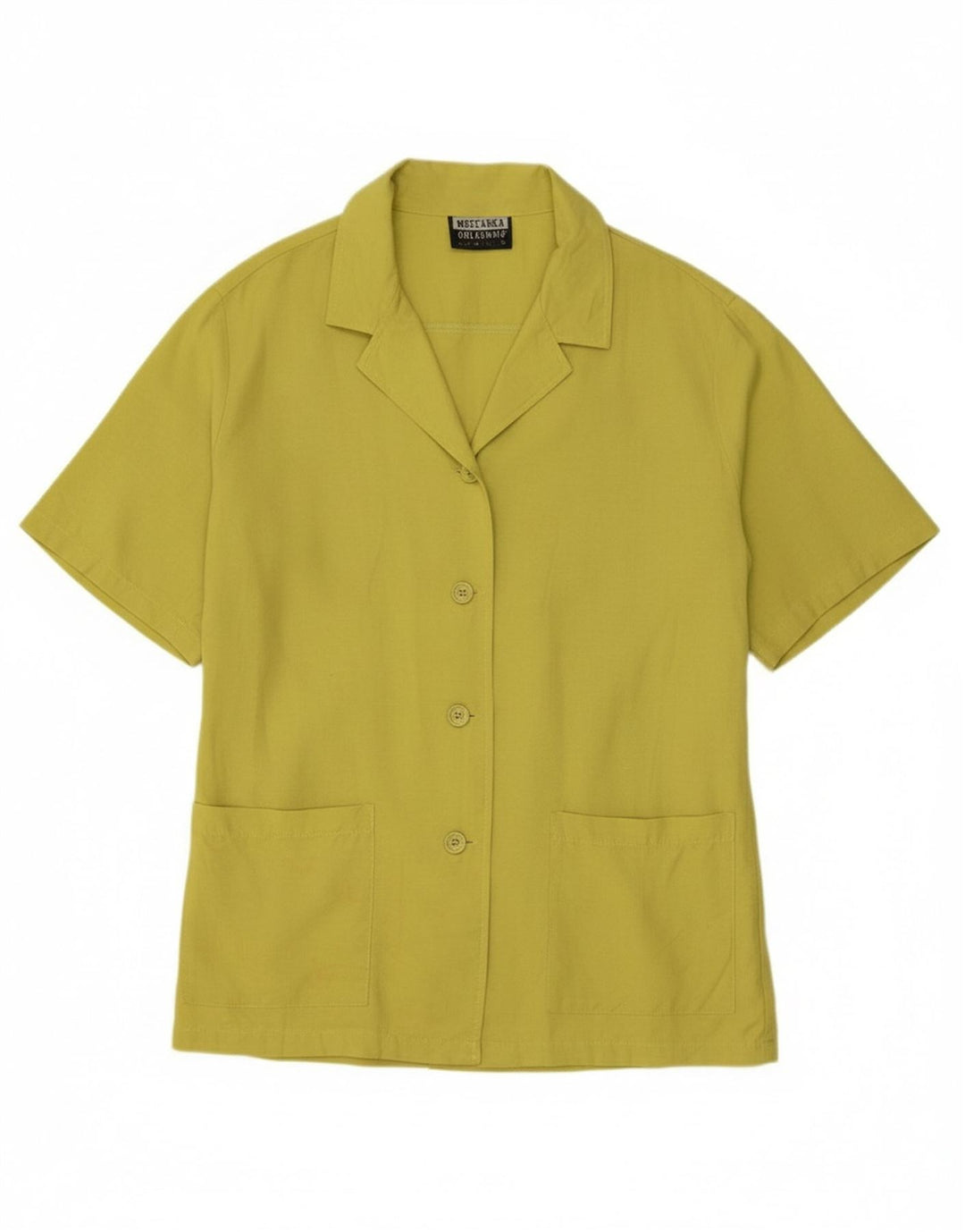 Blusa feminina VINTAGE IT 48 XL viscose verde