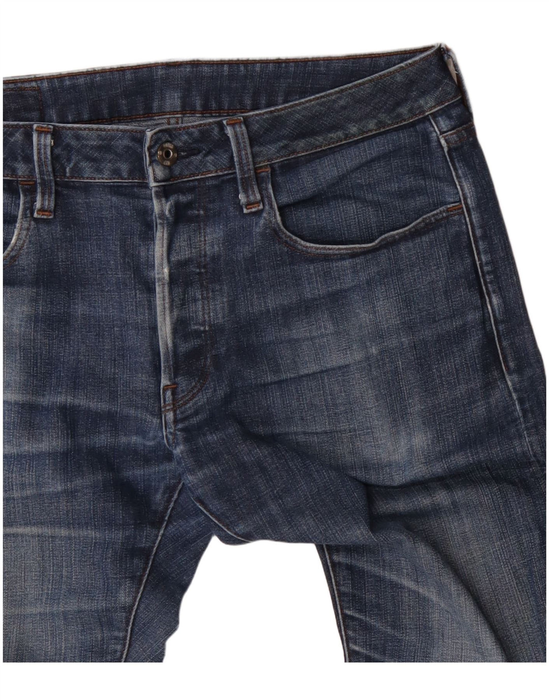G-Star Masculino Slim Jeans W32 L34 Azul Algodão