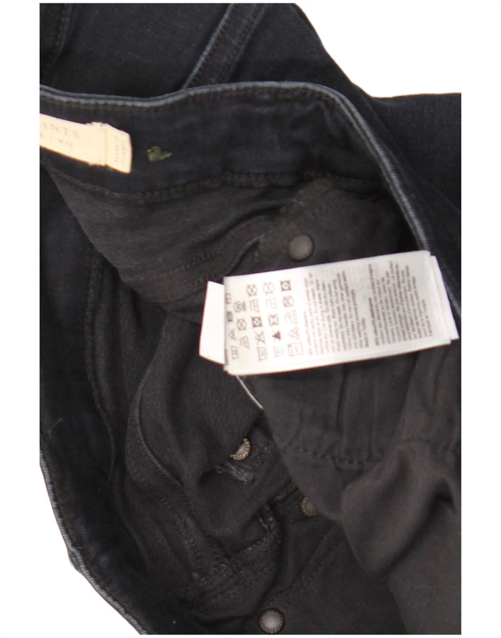 All Saints Mens Cigarette Slim Jeans W32 L32 Azul Marinho Algodão