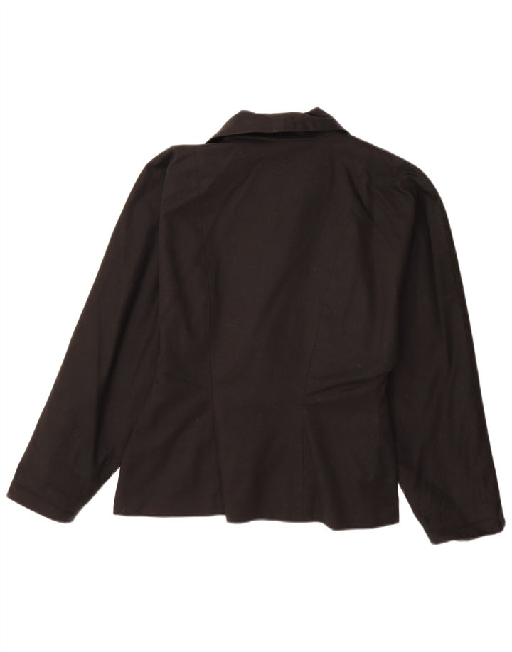 Jaqueta blazer feminina C&A com 1 botão EU 40 algodão preto médio