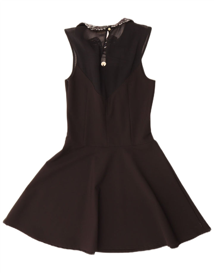Vestido feminino sem mangas MET UK 10 poliéster preto pequeno