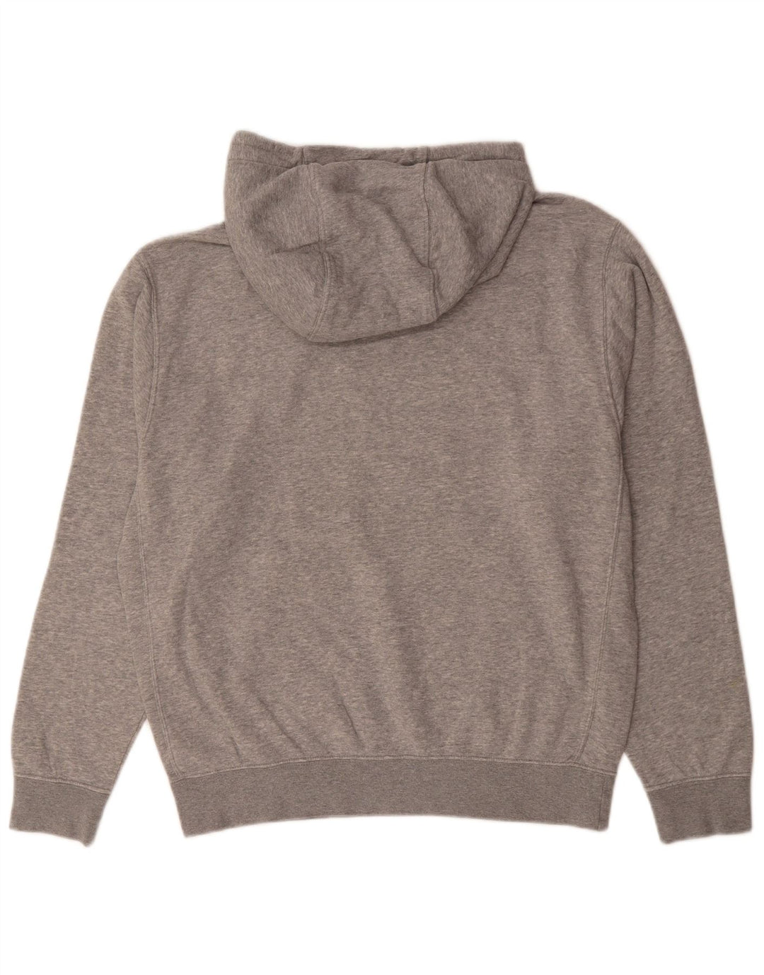 NIKE Mens Graphic Hoodie Jumper Médio Algodão Cinza