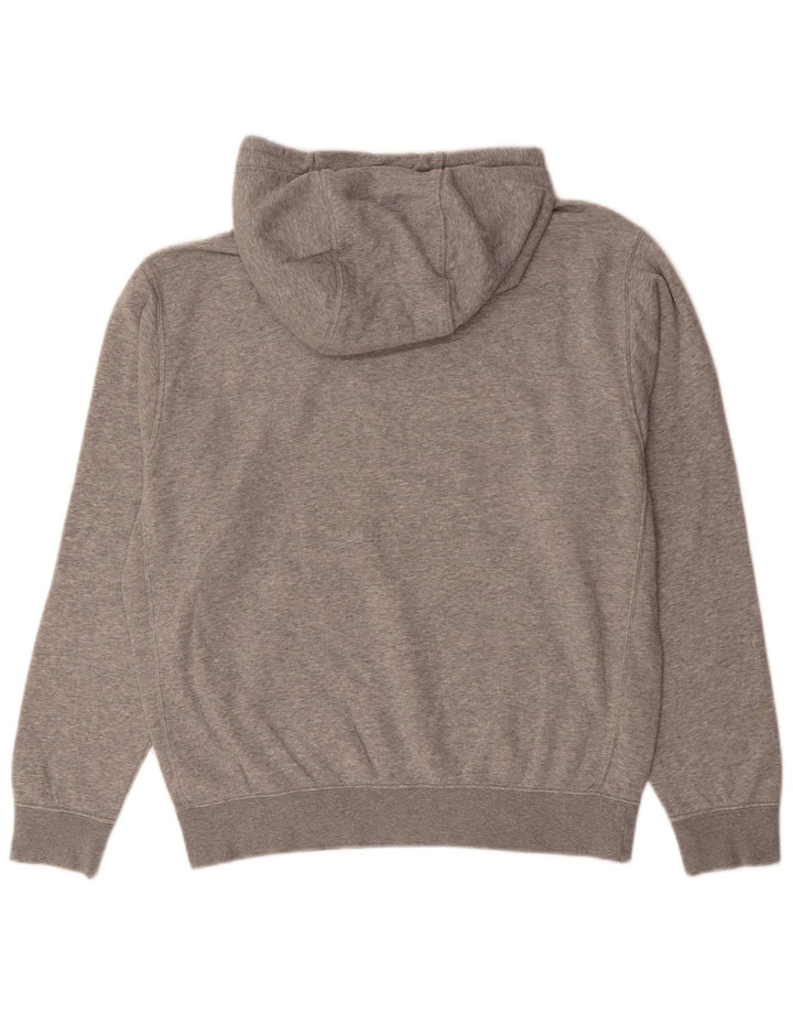 NIKE Mens Graphic Hoodie Jumper Médio Algodão Cinza