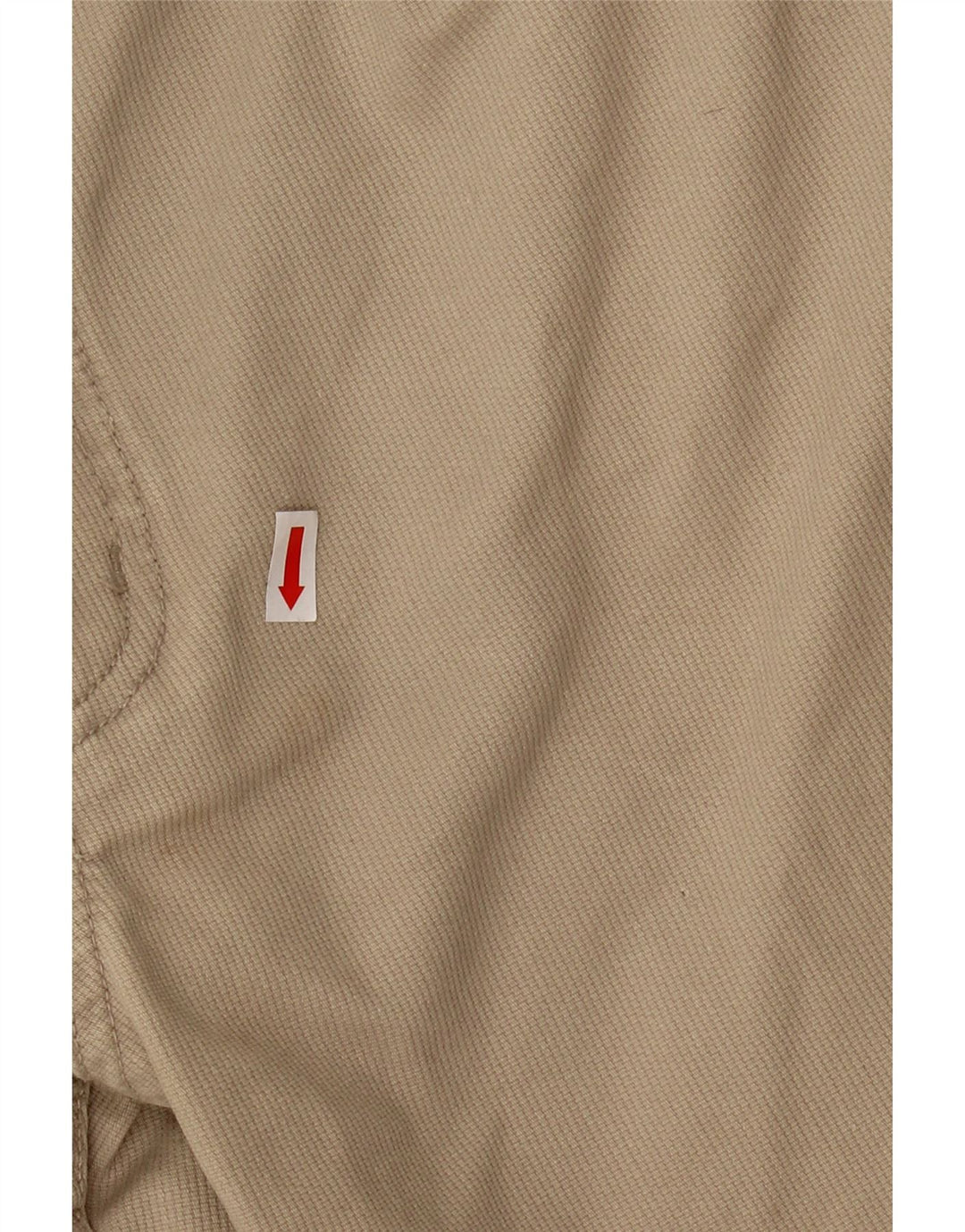 NICO Mens Regular Fit Calça Casual W36 L30 Algodão Bege