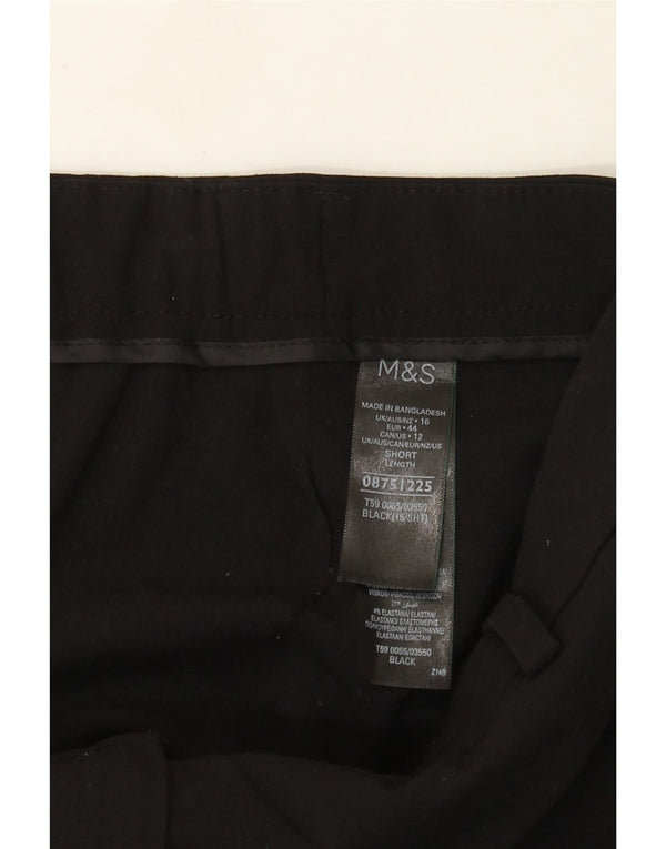 Calça Chino Cônica Feminina Marks & Spencer Reino Unido 16 Grande W34 L25 Preta