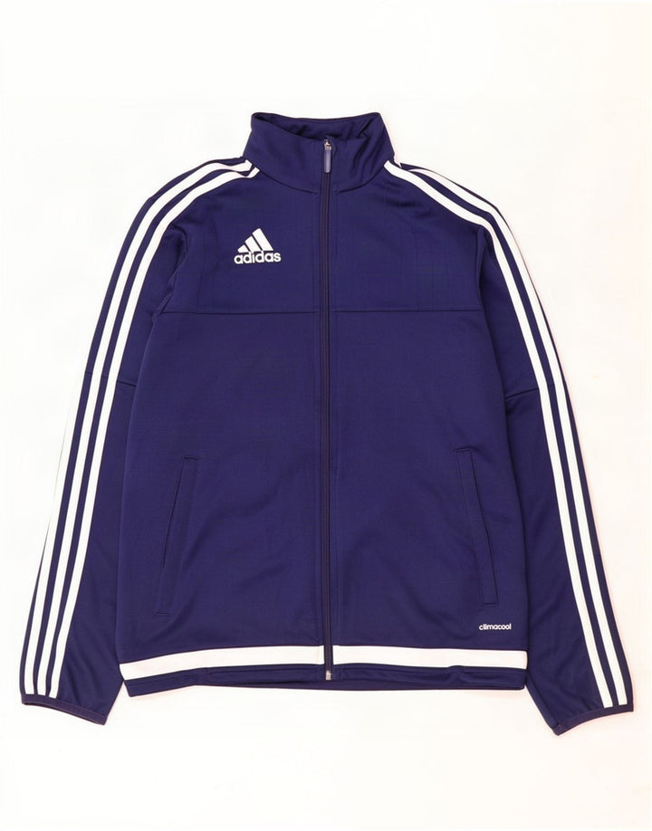 Adidas Mens Climacool Tracksuit Top Jacket XS Azul Marinho Colorblock