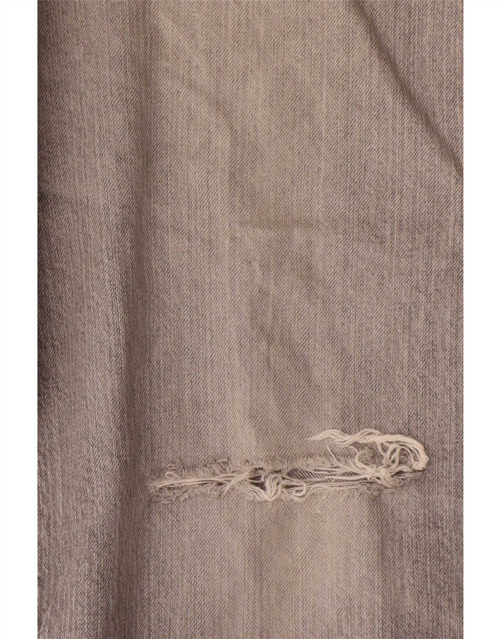 Calça jeans reta masculina Marks & Spencer Blue Harbor W34 L29 algodão cinza