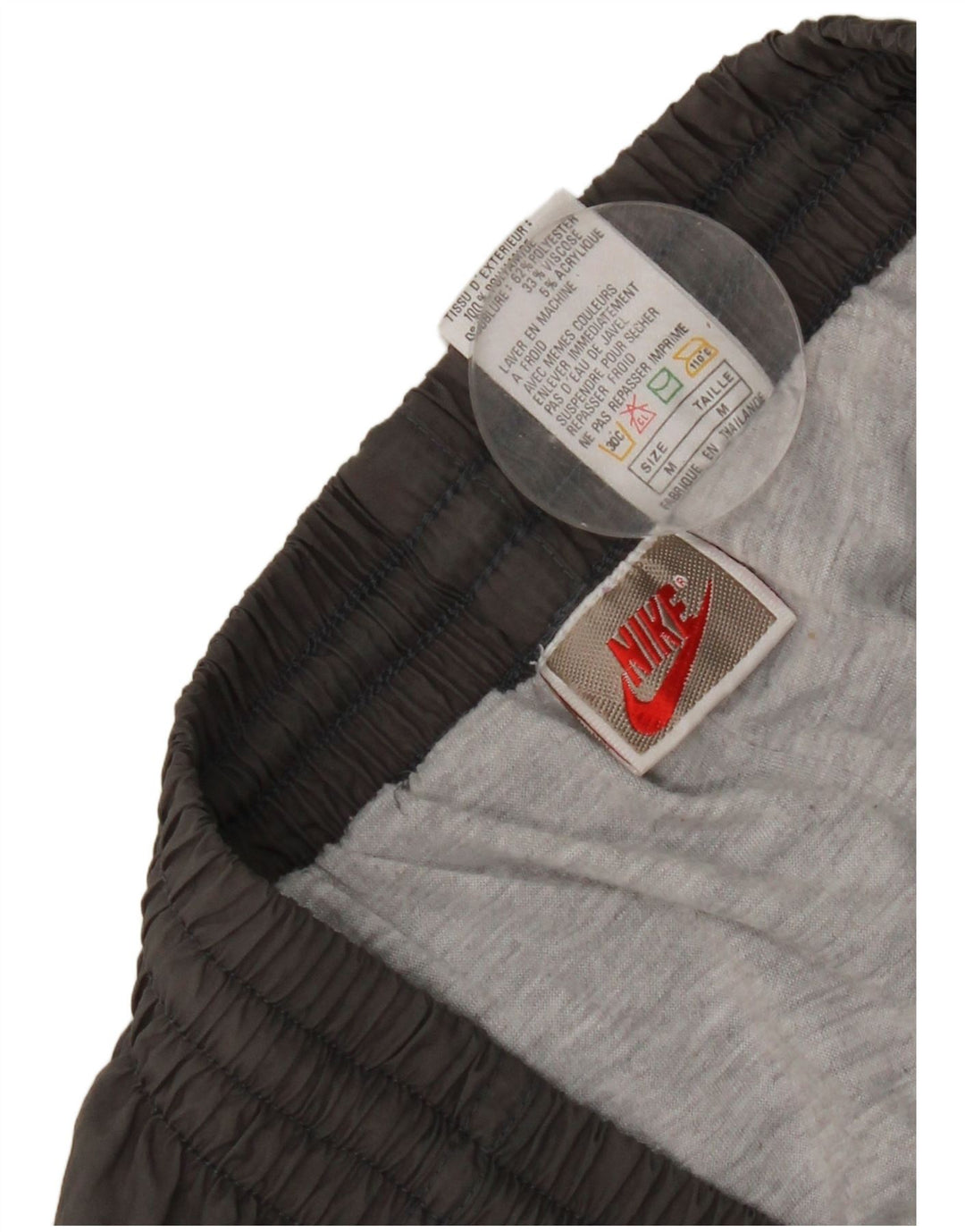 Calça de treino masculina Nike Joggers cinza médio nylon