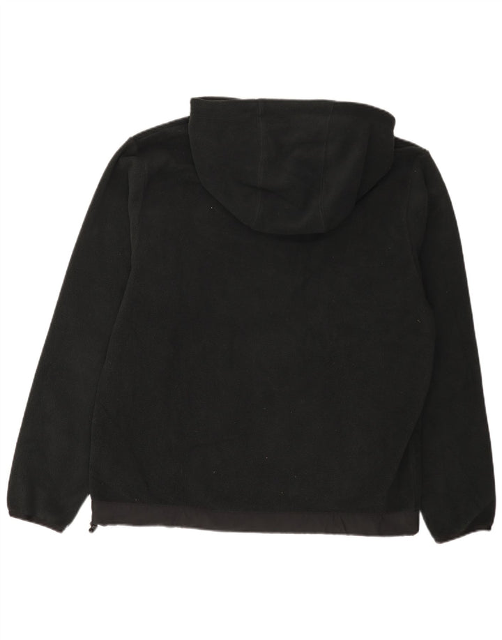 Jumper de lã com capuz gráfico masculino Nike médio preto poliéster