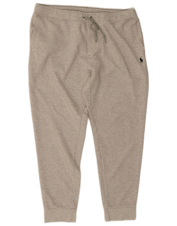 Polo Ralph Lauren Mens Calças de treino Joggers 2XL Algodão cinza