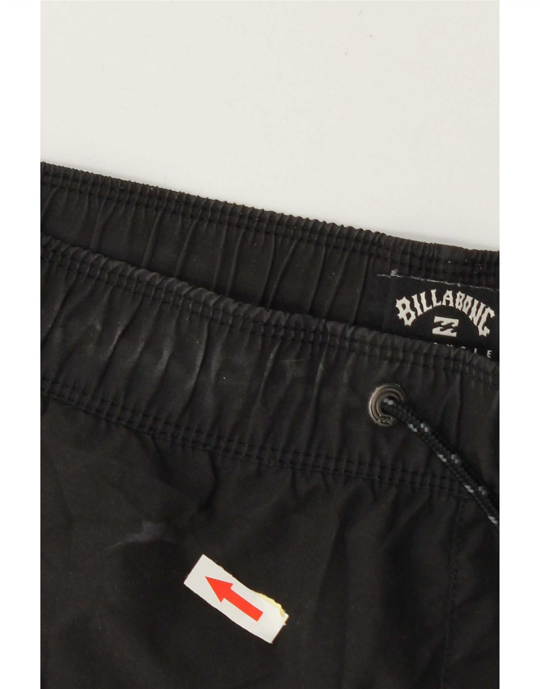 Shorts esportivos femininos Billabong UK 14 poliéster cinza médio