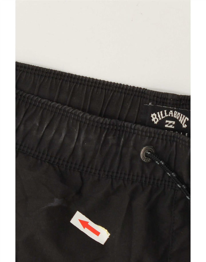 Shorts esportivos femininos Billabong UK 14 poliéster cinza médio