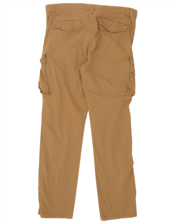 Calça cargo reta masculina Benetton W36 L31 bege