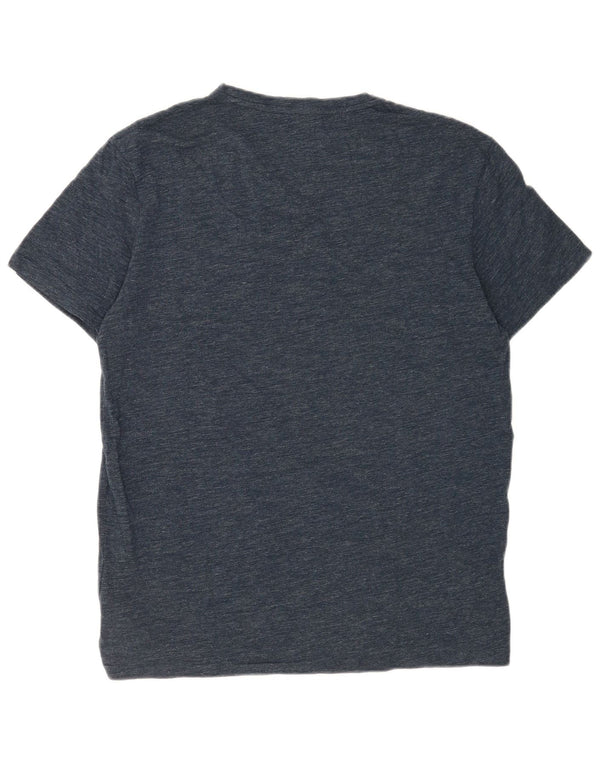Camiseta masculina Polo Ralph Lauren Top médio algodão azul marinho