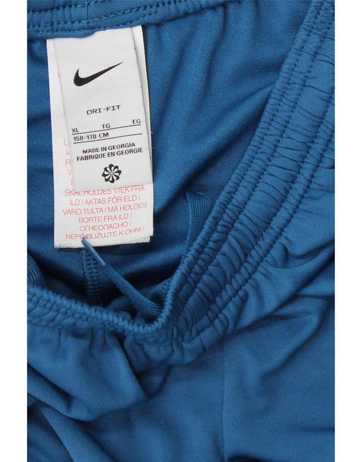 Fato de treino Nike Boys Dri Fit Full 12-13 anos grande azul colorblock