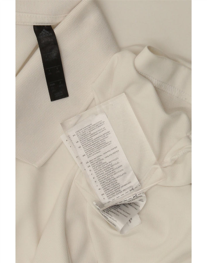 Camisa polo masculina Adidas 2XL poliéster branco