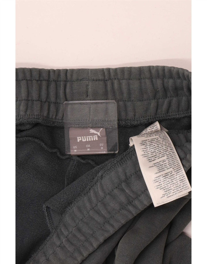 Calça de treino masculina Puma Joggers algodão verde médio