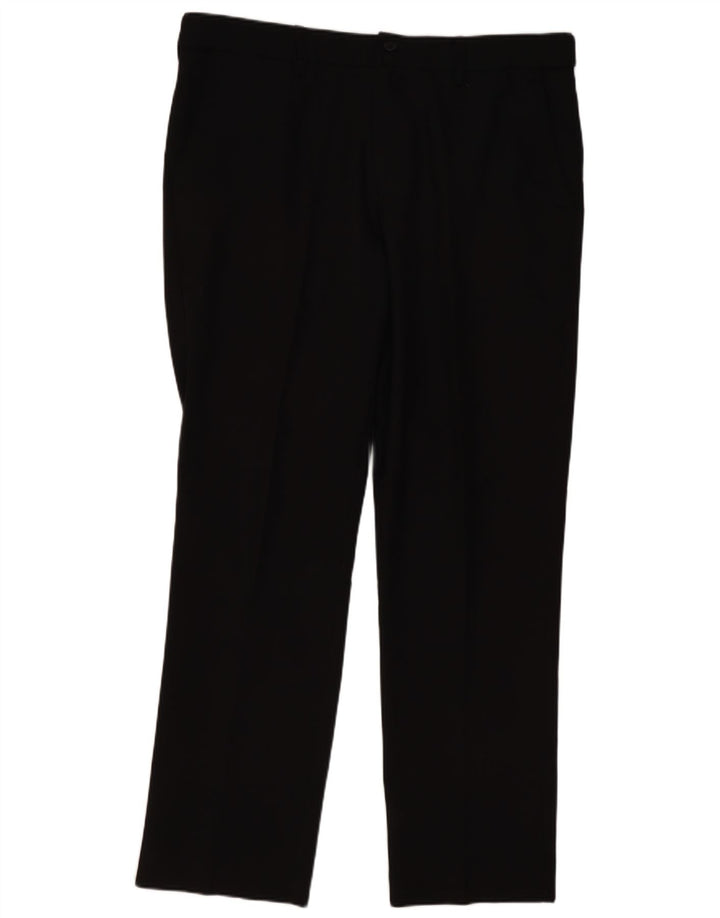 Calça Chino Masculina Clássica Reta Farah W34 L29 Poliéster Preto