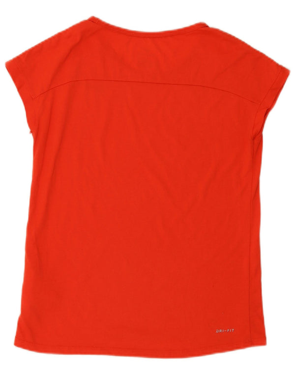 Camiseta Nike Girls Dri Fit Top 13-14 Anos XL Laranja Poliéster