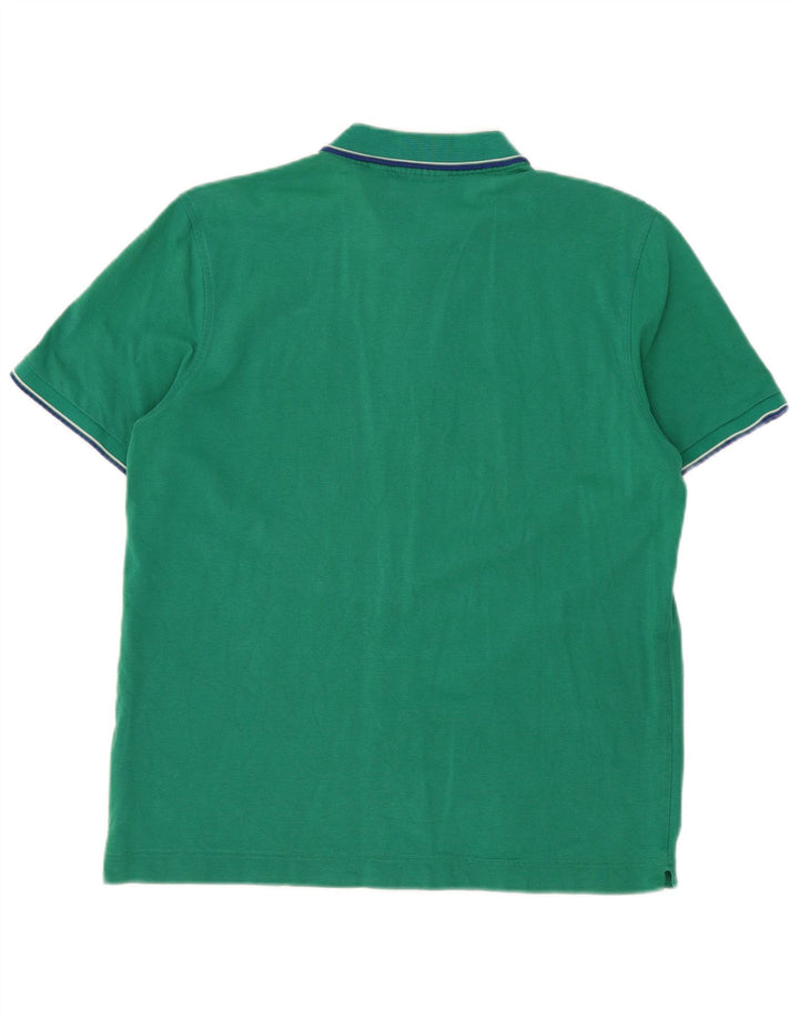 Camisa polo masculina LACOSTE tamanho 5 grande algodão verde
