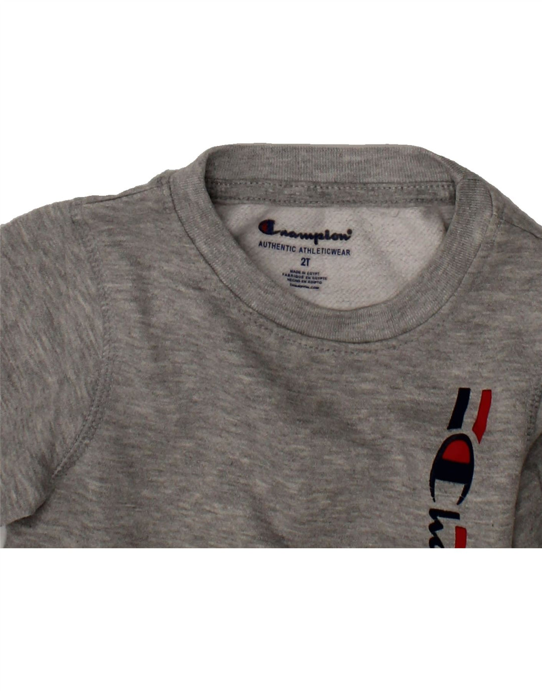 CHAMPION Baby Boys Graphic Sweatshirt Jumper 18-24 Months Grey Cotton Vintage Champion and Second-Hand Champion from Messina Hembry 