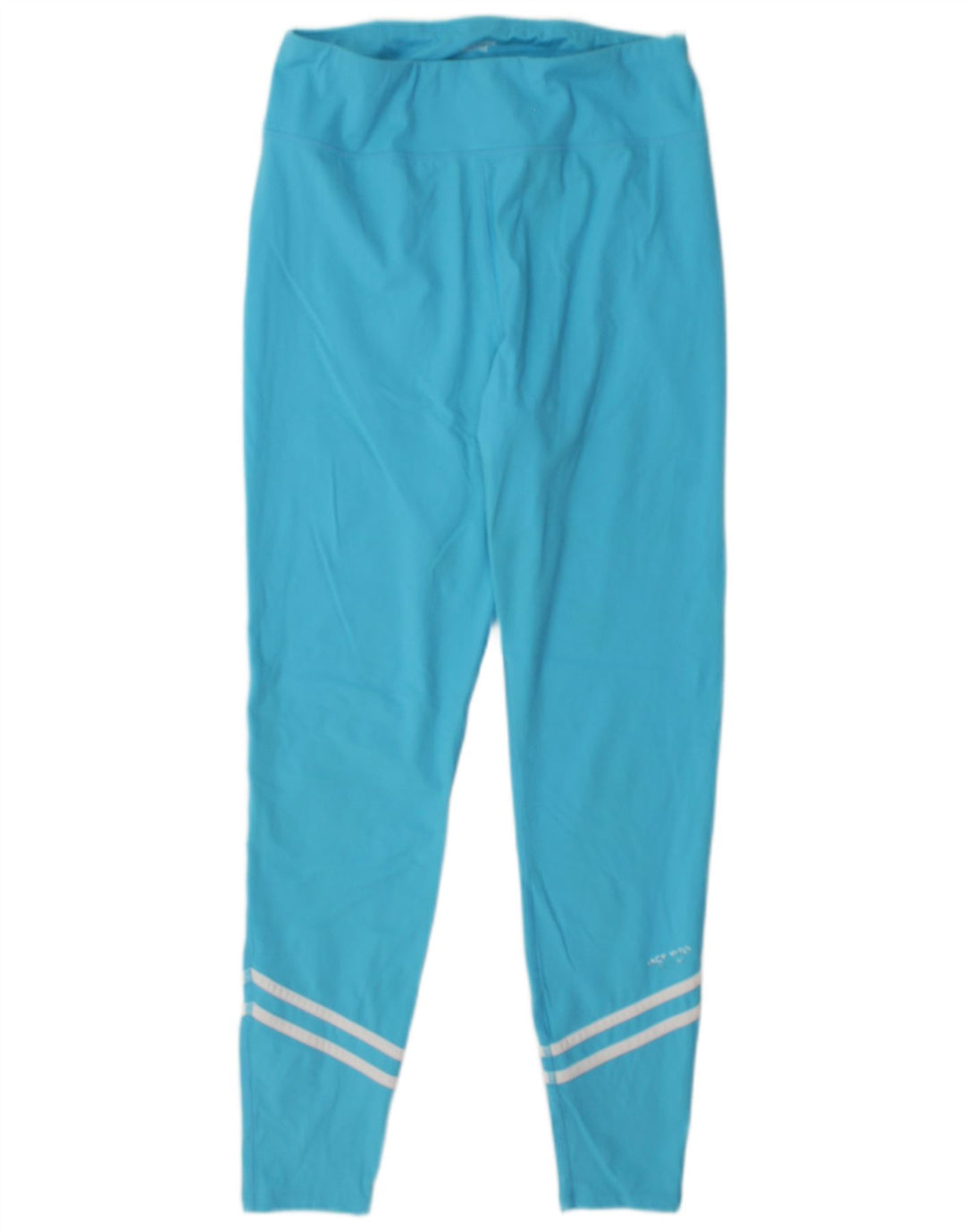 Leggings femininas JACK WILLS UK 14 poliéster listrado azul grande