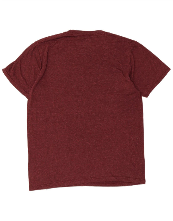 Camiseta masculina Hurley com estampa gráfica, poliéster marrom médio