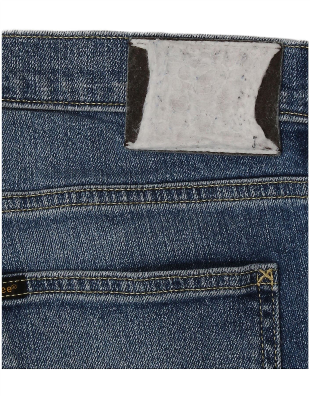 Lee Mens Luke Slim Jeans W33 L32 Azul Algodão
