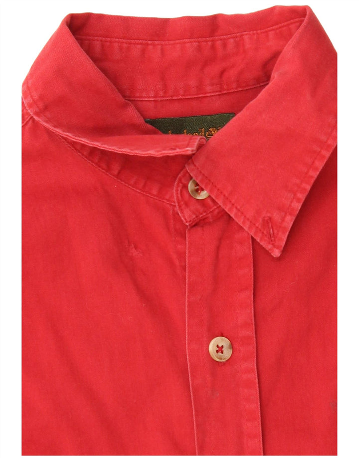 Camisa Timberland Menino 11-12 Anos Vermelho Algodão