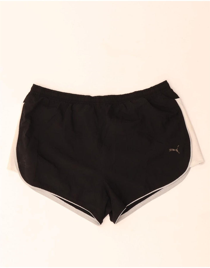 Shorts esportivos femininos PUMA UK 10 pequenos pretos