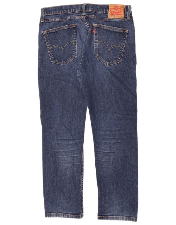 Levi's Masculino 514 Straight Jeans W36 L27 Azul Algodão