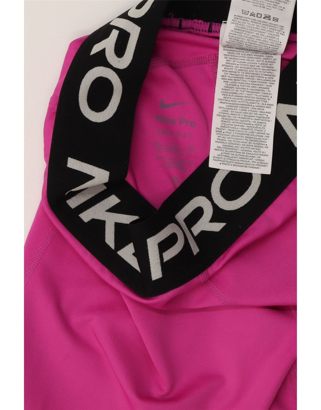Shorts esportivos gráficos NIKE para meninas Dri Fit 13-14 anos XL rosa colorblock